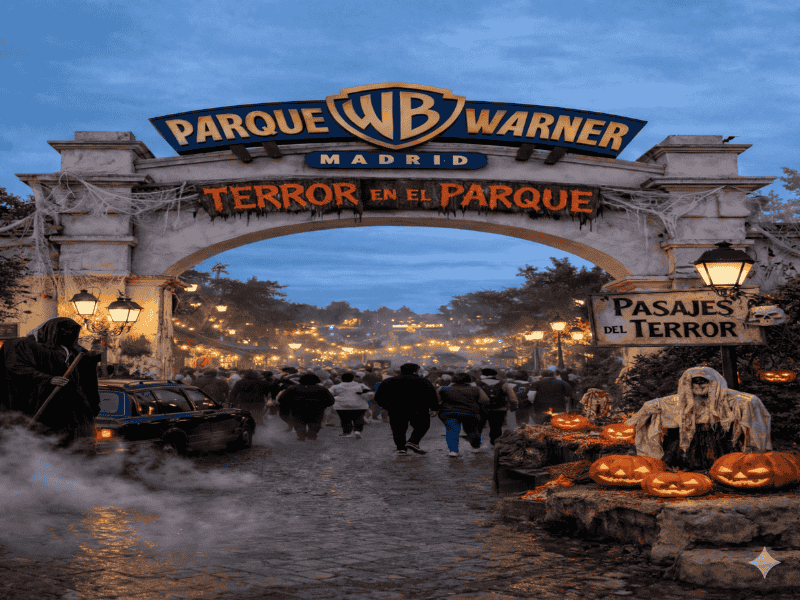 Halloween en Parque Warner Madrid